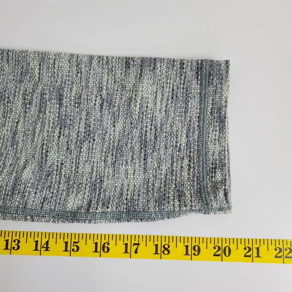 Lululemon Crop Leggings Womens Size‎ 8 Capri Heathered Gray 20
